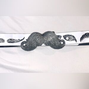 Mustache Belt and buckle Size 36